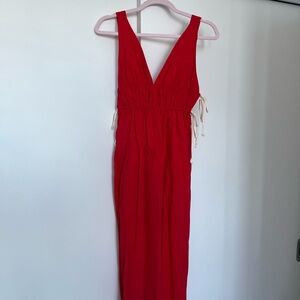 Simons Vibrant Red Midi Dress